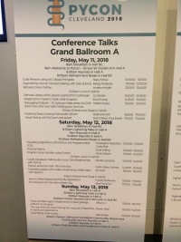The talks in Grand Ballroom A. Mine was Friday at 12:10pm!