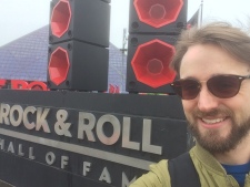 Outside the Rock and Roll Hall of Fame