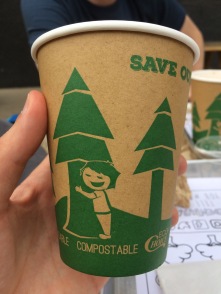 Tree-hugger vegan cups